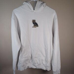 OVO Octobers Very Own Signature Owl Pullover Hoodie Drake Cream Large